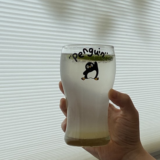 Homemade New Year's Red Nose 316 Stainless Steel Thermos  Bright Red Portable Car Water Bottle  350ml