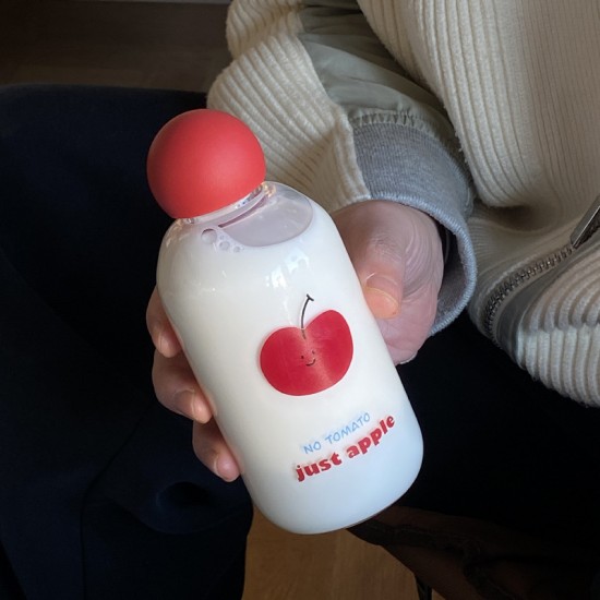 Niche Homemade Black Cat Tempered Glass  Korean Instagram Heat Resistant Water Cup Gift  Stackable Cold Drink Cup