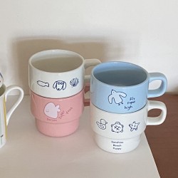 Not so smart  funny  and adorable big eyed bird plush bag charm  fun and niche pop eyed duck and seagull keychain