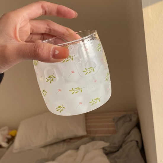 Niche non anxiety green stainless steel thermos  portable cup  ceramic mug and water cup gift set