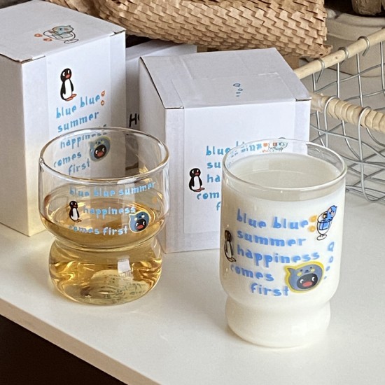 Cute and quirky tomato KT ceramic mug  American coffee cup with cartoon Hello Kitty illustration  couple's water cup