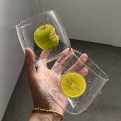 Ins fresh and cute star shaped red wine glass  high borosilicate water cup  simple bow coffee cup  milk breakfast