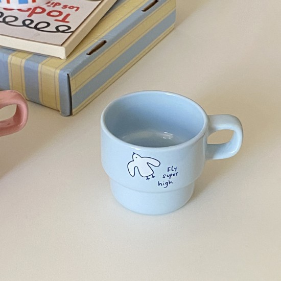 Not so smart  funny  and adorable big eyed bird plush bag charm  fun and niche pop eyed duck and seagull keychain