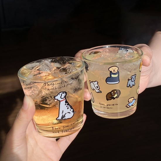 Niche apple and tomato high stem dessert glass  ice cream pudding cup  cute cartoon fruit plate gift.