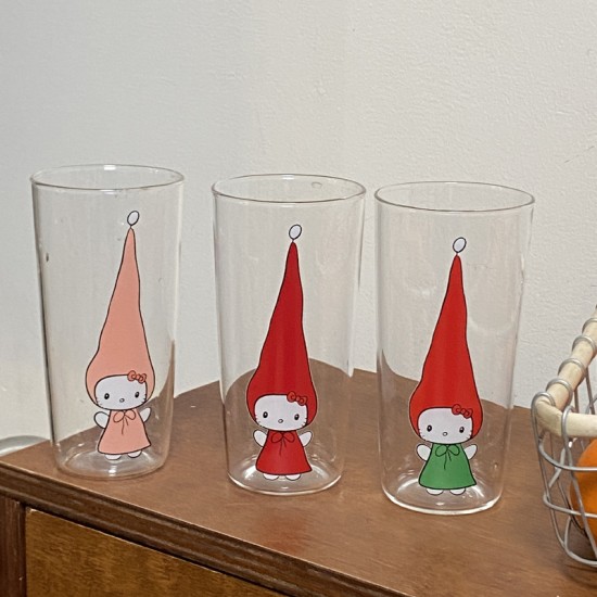 Christmas red hat  overalls  funny lamb keychain